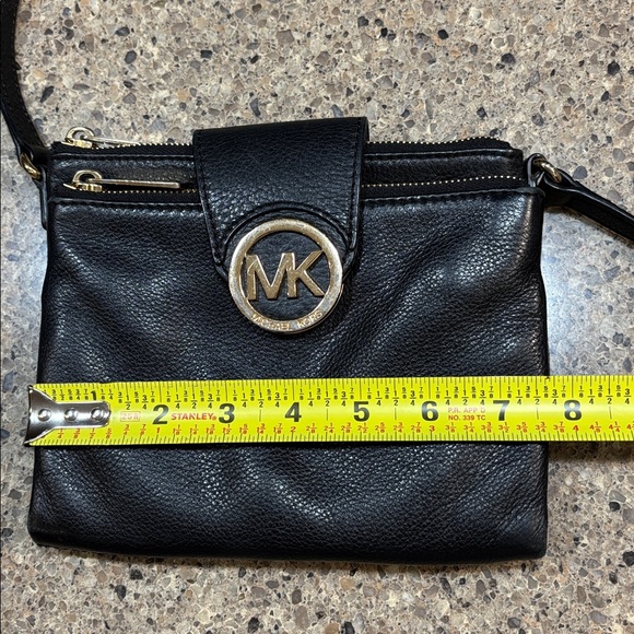Michael Kors Black and Gold Crossbody Bag - Picture 11 of 12